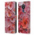 Nature Magick Paint Blobs Poppy Leather Book Wallet Case Cover For Nokia C21