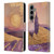 Nature Magick Various Collection Mauve Land Leather Book Wallet Case Cover For Samsung Galaxy S25