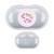 Monika Strigel Round Elephant Pink Clear Hard Crystal Cover for Samsung Galaxy Buds / Buds Plus