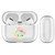 Monika Strigel Rainbow Watercolor Elephant Green Clear Hard Crystal Cover for Apple AirPods Pro Charging Case