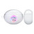 Monika Strigel Rainbow Watercolor Elephant Pink 2 Clear Hard Crystal Cover for Huawei Freebuds 4