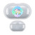 Monika Strigel Rainbow Watercolor Elephant Blue Clear Hard Crystal Cover for Samsung Galaxy Buds / Buds Plus