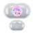 Monika Strigel Rainbow Watercolor Elephant Pink 2 Clear Hard Crystal Cover for Samsung Galaxy Buds / Buds Plus