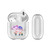 Monika Strigel Watercolor Cute Elephant Pink Clear Hard Crystal Cover for Apple AirPods 1 1st Gen / 2 2nd Gen Charging Case
