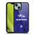 NFL Baltimore Ravens Graphics Coloured Marble Gel Armour Case For Apple iPhone 14