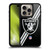 NFL Las Vegas Raiders Logo Stripes Gel Armour Case For Apple iPhone 16 Pro