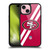 NFL San Francisco 49Ers Logo Stripes Gel Armour Case For Apple iPhone 15