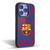 FC Barcelona Crest Patterns Glitch Gel Armour Case For Apple iPhone 16 Pro