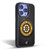 NHL Boston Bruins Puck Texture Gel Armour Case For Apple iPhone 16 Pro