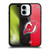NHL New Jersey Devils Half Distressed Gel Armour Case For Apple iPhone 16