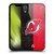 NHL New Jersey Devils Half Distressed Gel Armour Case For Apple iPhone XR