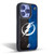 NHL Tampa Bay Lightning Half Distressed Gel Armour Case For Apple iPhone 14 Pro Max