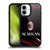 AC Milan Crest Patterns Curved Gel Armour Case For Apple iPhone 16