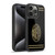 AC Milan Crest Black And Gold Gel Armour Case For Apple iPhone 15 Pro