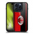 AC Milan Crest Red And Black Gel Armour Case For Apple iPhone 15 Pro