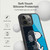 Peanuts Halfs And Laughs Snoopy Geometric Gel Armour Case For Apple iPhone 16 Pro Max