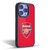 Arsenal FC Crest 2 Full Colour Red Gel Armour Case For Apple iPhone 16