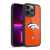 NFL Denver Broncos Logo Plain Gel Armour Case For Apple iPhone 13 Pro