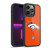 NFL Denver Broncos Logo Plain Gel Armour Case For Apple iPhone 14 Pro