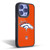NFL Denver Broncos Logo Plain Gel Armour Case For Apple iPhone 16 Pro