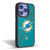 NFL Miami Dolphins Logo Stripes Gel Armour Case For Apple iPhone 12 / iPhone 12 Pro