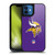 NFL Minnesota Vikings Logo Plain Gel Armour Case For Apple iPhone 12 / iPhone 12 Pro