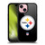 NFL Pittsburgh Steelers Logo Plain Gel Armour Case For Apple iPhone 15