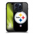 NFL Pittsburgh Steelers Logo Plain Gel Armour Case For Apple iPhone 15 Pro