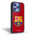 FC Barcelona Crest Red Gel Armour Case For Apple iPhone 16 Pro