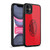 AC Milan Art Red And Black Gel Armour Case For Apple iPhone 11