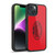 AC Milan Art Red And Black Gel Armour Case For Apple iPhone 14