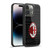 AC Milan Crest Patterns Red And Grey Gel Armour Case For Apple iPhone 14 Pro Max