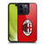 AC Milan Crest Full Colour Red Gel Armour Case For Apple iPhone 14 Pro Max