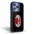 AC Milan Crest Full Colour Black Gel Armour Case For Apple iPhone 15 Pro