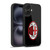 AC Milan Crest Full Colour Black Gel Armour Case For Apple iPhone 16