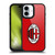 AC Milan Crest Full Colour Red Gel Armour Case For Apple iPhone 16
