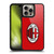 AC Milan Crest Full Colour Red Gel Armour Case For Apple iPhone 16 Pro Max