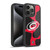 NHL Carolina Hurricanes Cow Pattern Gel Armour Case For Apple iPhone 15 Pro