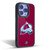 NHL Colorado Avalanche Plain Gel Armour Case For Apple iPhone 13 Pro