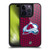NHL Colorado Avalanche Net Pattern Gel Armour Case For Apple iPhone 14 Pro
