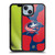 NHL Columbus Blue Jackets Cow Pattern Gel Armour Case For Apple iPhone 14