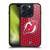 NHL New Jersey Devils Net Pattern Gel Armour Case For Apple iPhone 15 Pro
