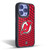 NHL New Jersey Devils Net Pattern Gel Armour Case For Apple iPhone 16 Pro