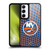 NHL New York Islanders Net Pattern Gel Armour Case For Samsung Galaxy A55 5G