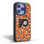 NHL Philadelphia Flyers Leopard Pattern Gel Armour Case For Apple iPhone 16 Pro