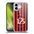 AC Milan 125th Anniversary Red And Black Stripes Soft Gel Case for Apple iPhone 16