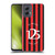 AC Milan 125th Anniversary Red And Black Stripes Soft Gel Case for Motorola Moto G Power (2024)