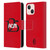 AC Milan 125th Anniversary Typography Leather Book Wallet Case Cover For Apple iPhone 13 Mini