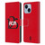 AC Milan 125th Anniversary Typography Leather Book Wallet Case Cover For Apple iPhone 14 Plus