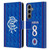 Rangers FC 2024/25 Players Home Kit Connor Barron Leather Book Wallet Case Cover For Samsung Galaxy S25